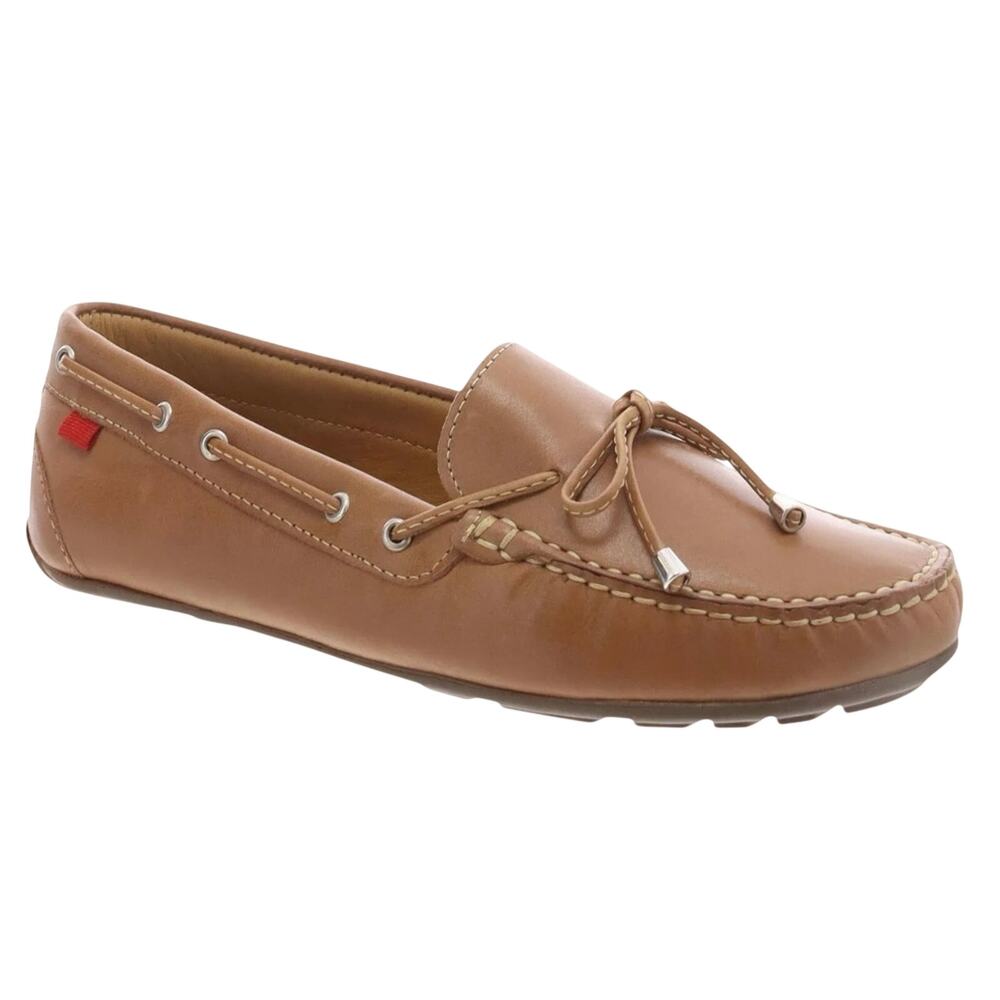 Marc Joseph NY Women's Rockaway 2.0 Leather Driving Loafers Tan Size 8 1/2